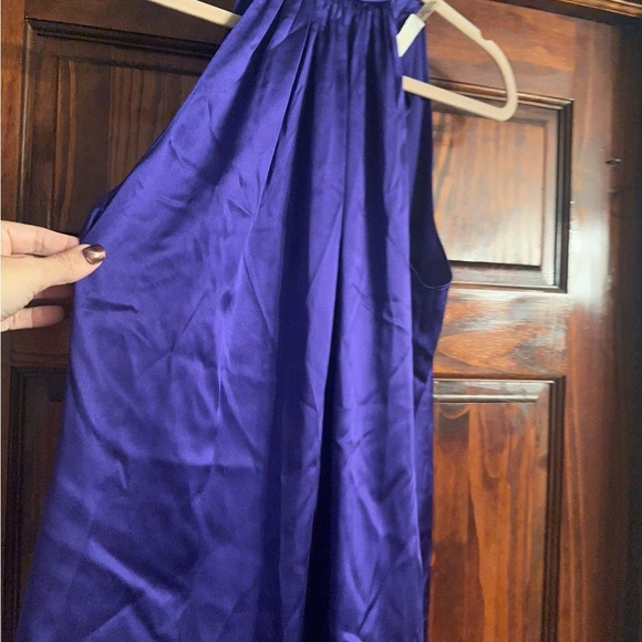 Ramy Brook Deep Purple Satin Dress - Picture 5 of 6